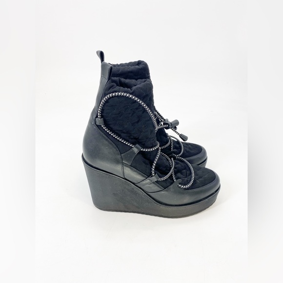 Steve Madden Astra Wedge Drawstring Boots Sz 8.5 - Picture 5 of 8